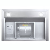 Astra Pro Wall-Mounted Range Hood, Stainless Steel, 30-in