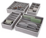 type A Multi-Purpose Garment Drawer Dividers, Collapsible, 4-pk