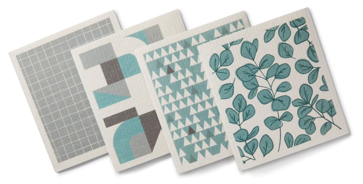 type A Reusable Sponge Cloths, 4-pk