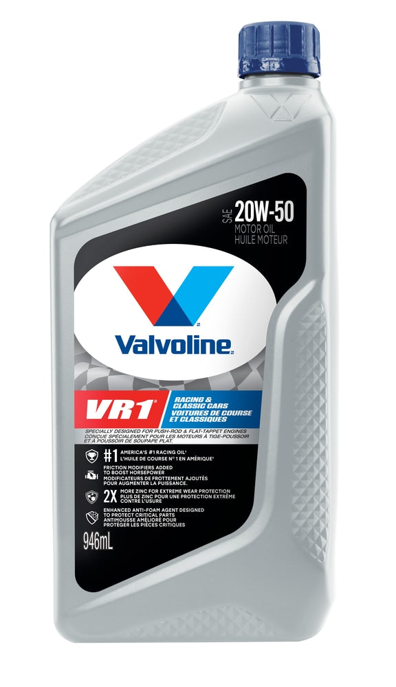 VR1 20W-50 4-Cycle Racing Oil, 1-L E3998