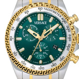 Versace Chrono X Green Dial Men's Watch