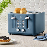 4-Slice Toaster with Extra-Wide Slots, Bluefin