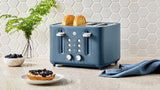 4-Slice Toaster with Extra-Wide Slots, Bluefin