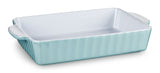 Large Rectangular Ceramic Baking Dish, Blue