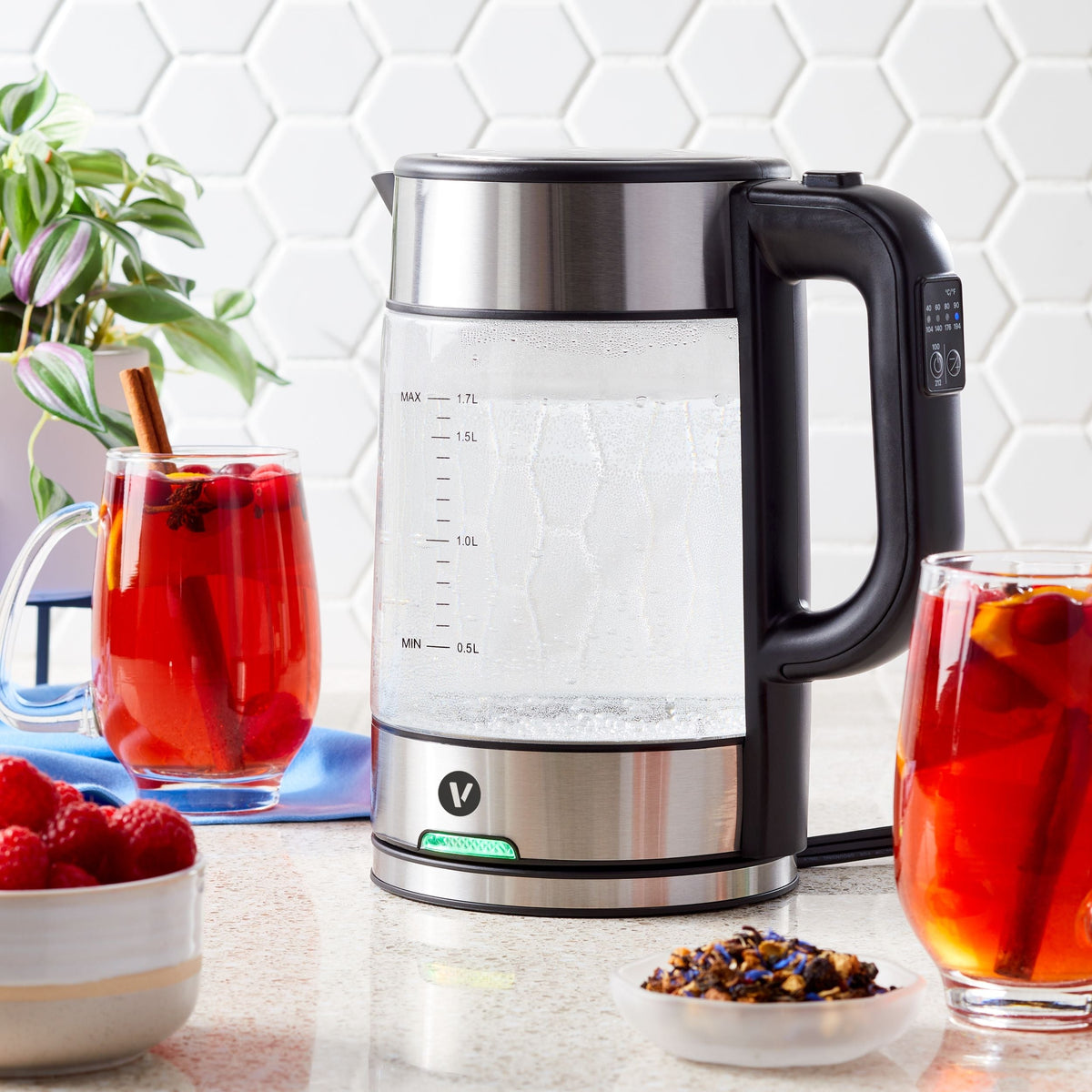 Variable Temperature Glass Kettle, 1.7-L