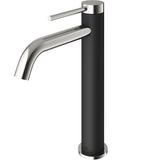 Lexington Single Handle Vessel Sink Bathroom Faucet with cFiber Body, Brushed Nickel