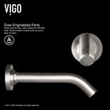 Olus Wall Mount Bathroom Faucet, WaterSense Certified, Brushed Nickel