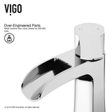 Paloma Single Handle Single Hole Bathroom Sink Faucet, WaterSense Certified, Chrome