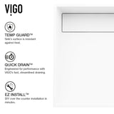 Starr Modern 15x15-in Deep White Bathroom Sink/Basin with Square Vessel