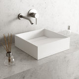 Starr Modern 15x15-in Deep White Bathroom Sink/Basin with Square Vessel