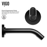 Wisteria White Bathroom Sink Set with Matte Black Olus Faucet
