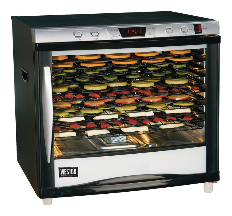 Pro-1200 12-Tray Digital 110V 1600W Dehydrator, 80-L D4217