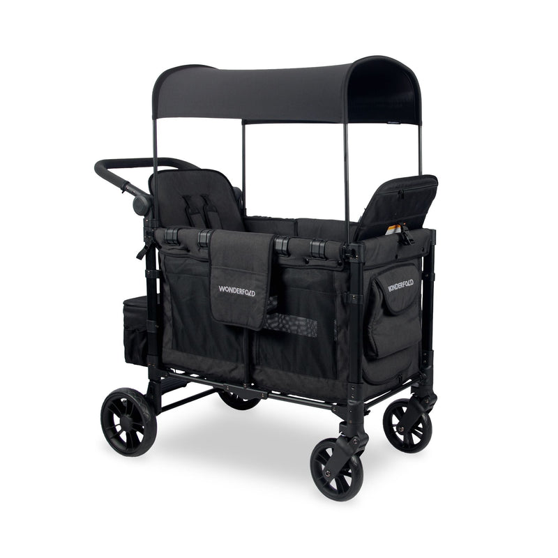 W2 Elite Double Stroller Wagon, 2-Seater, Black B4239