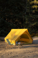 Woods Heritage A-Frame 3-Season, 6-Person Camping Tent with 2-Doors, Rain Fly & Carry Bag