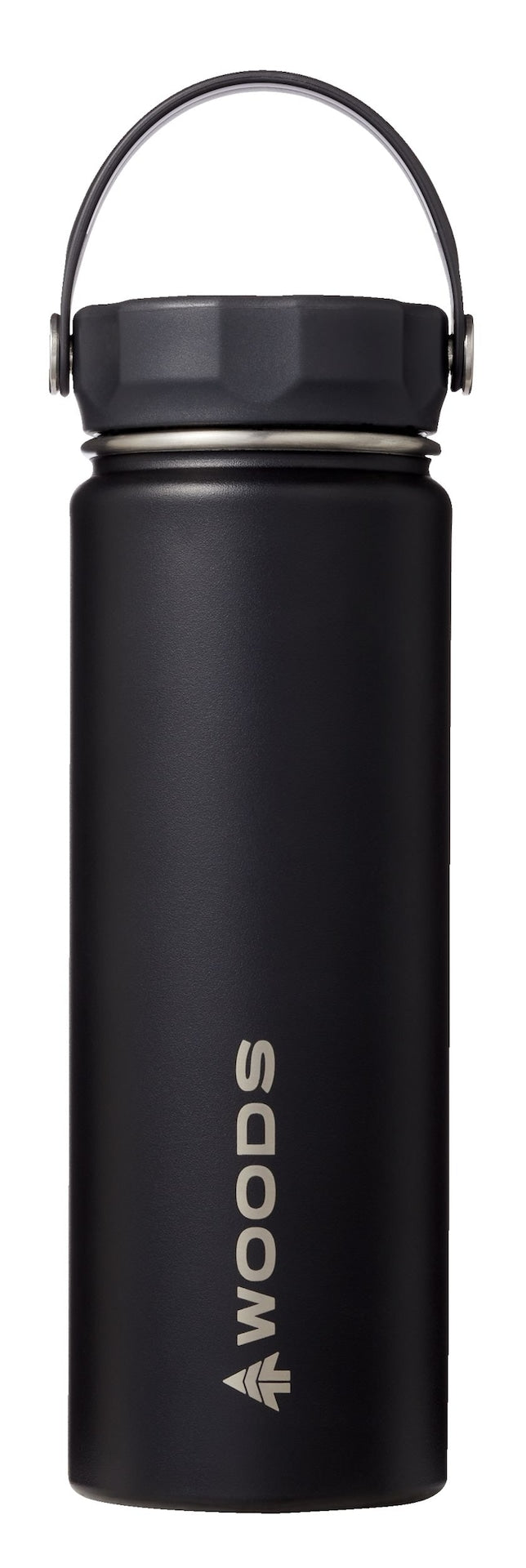 Water Bottle, 22-oz, Stainless Steel, Leak-Proof, Black H2443
