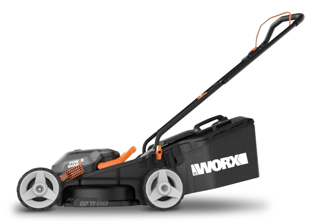 WG779 40V Power Share Cordless Mulching Poly Lawn Mower, 14-in