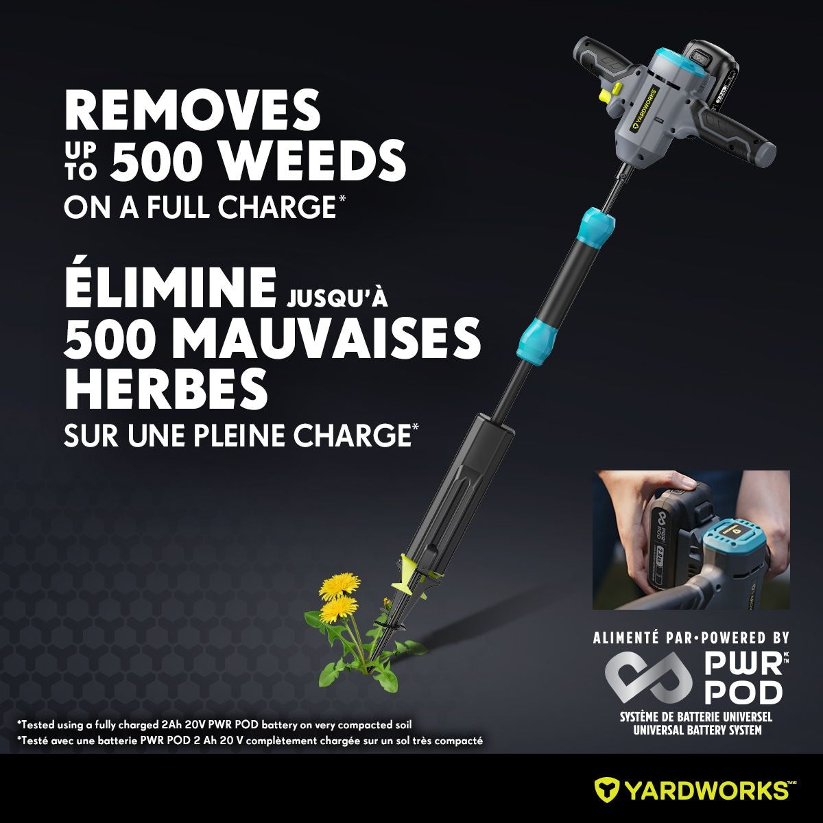 20V Cordless Lawn Weeder, with 2.0Ah Battery and Charger