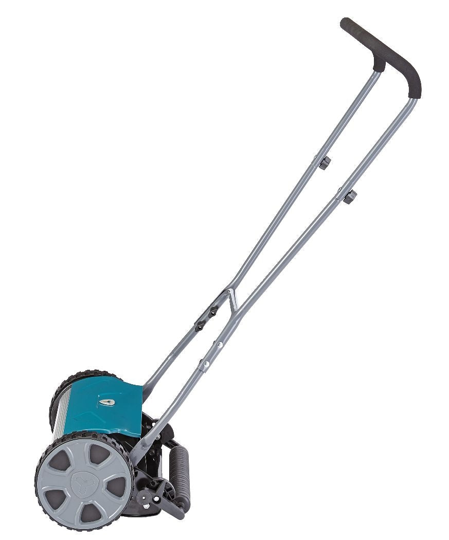 5-Blade Manual Walk Behind Reel Lawn Mower, 14-in